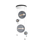 Abacus 20" Wide LED Abstract Multi Light Pendant