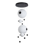 Abacus 20" Wide LED Abstract Multi Light Pendant