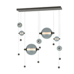 Abacus 49" Wide LED Suspension Multi Light Pendant
