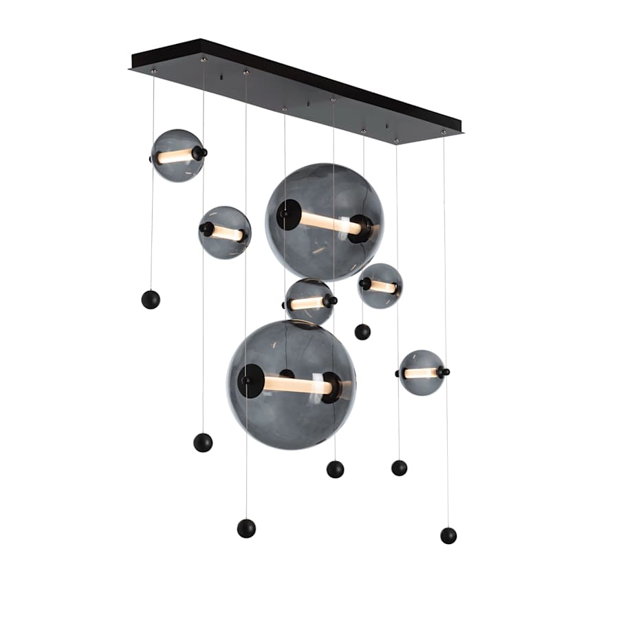 Abacus 49" Wide LED Suspension Multi Light Pendant