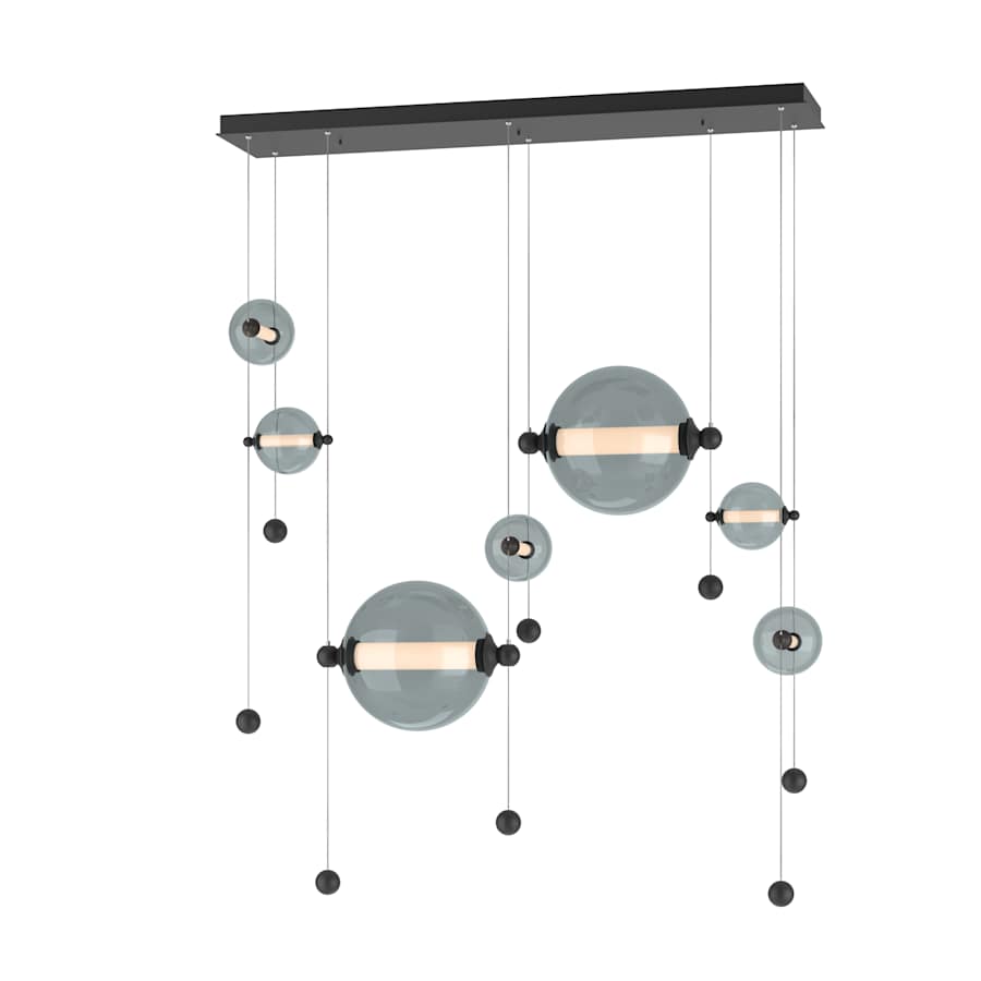Abacus 49" Wide LED Suspension Multi Light Pendant