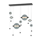 Abacus 49" Wide LED Suspension Multi Light Pendant