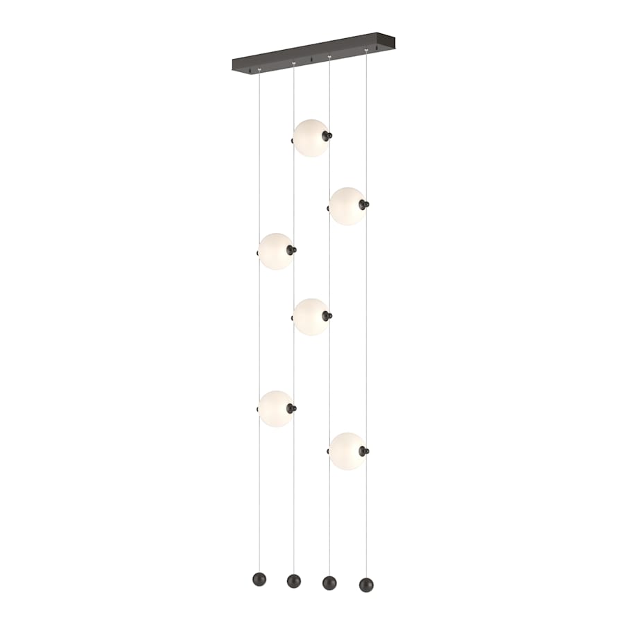 Abacus 22" Wide LED Suspension Multi Light Pendant