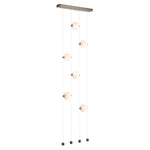 Abacus 22" Wide LED Suspension Multi Light Pendant