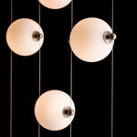 Abacus 22" Wide LED Suspension Multi Light Pendant