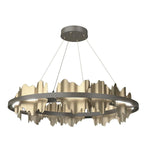 Hildene 38" Wide LED Abstract Ring Chandelier