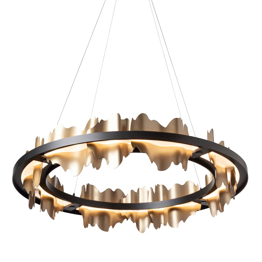 Hildene 38" Wide LED Abstract Ring Chandelier