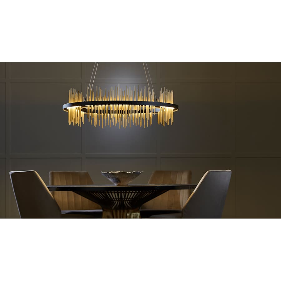 Gossamer 38" Wide LED Ring Chandelier