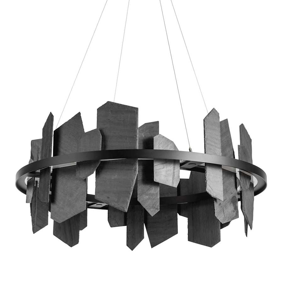 Ardesia 38" Wide LED Ring Chandelier