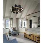 Ardesia 38" Wide LED Ring Chandelier