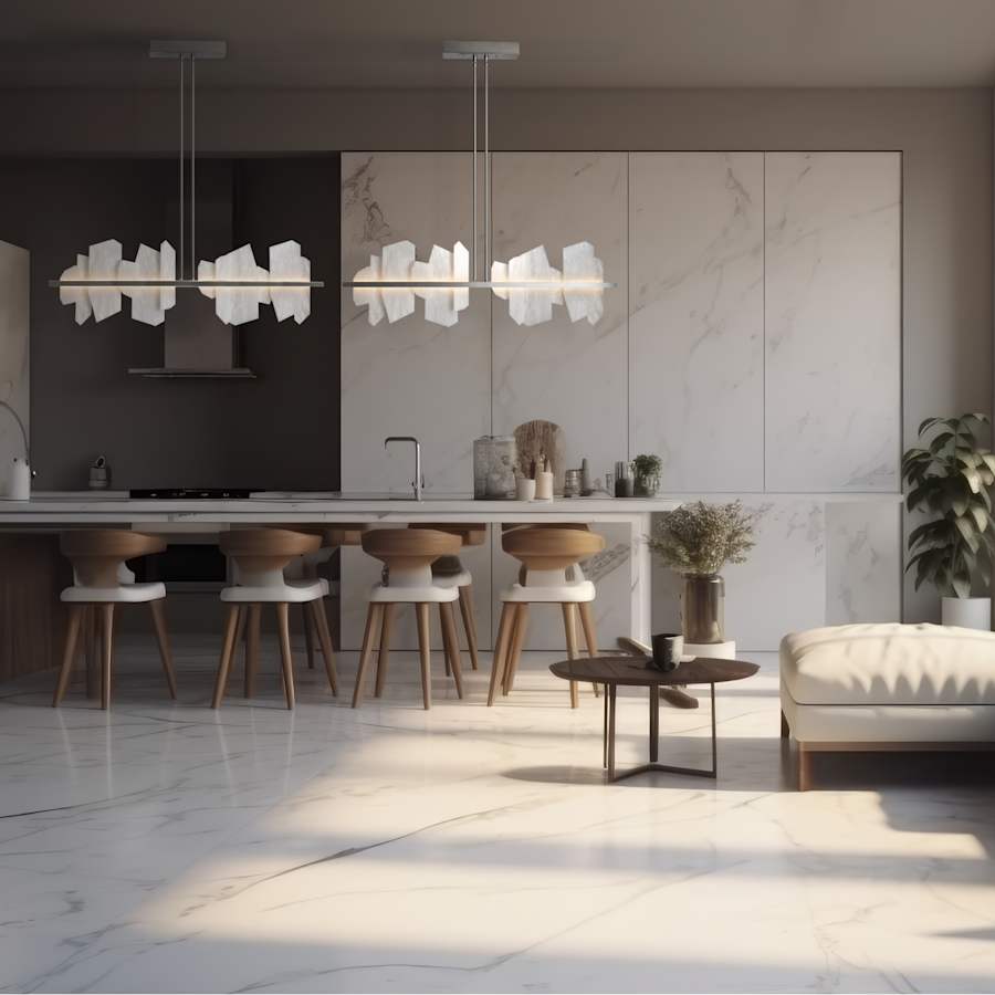 Volterra 52" Wide LED Pendant