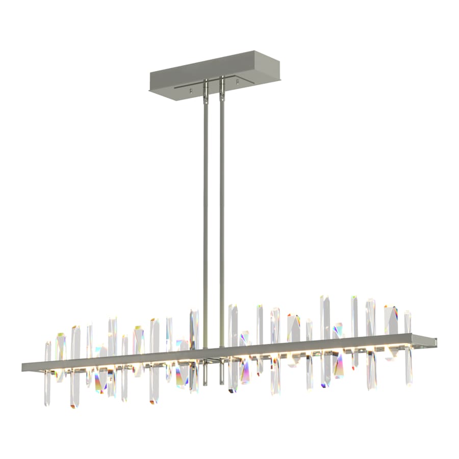 Solitude 52" Wide LED Crystal Linear Chandelier