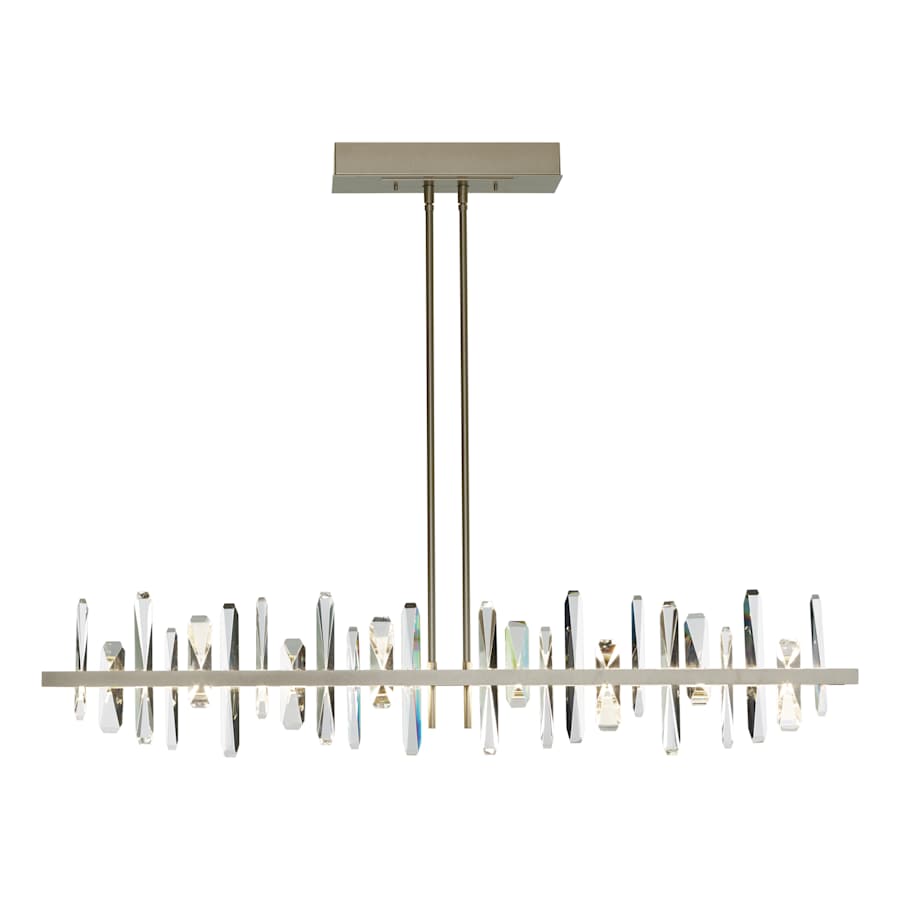 Solitude 52" Wide LED Crystal Linear Chandelier