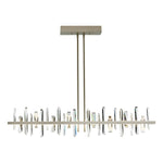 Solitude 52" Wide LED Crystal Linear Chandelier