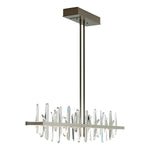 Solitude 52" Wide LED Crystal Linear Chandelier