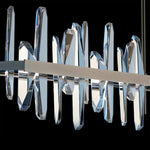 Solitude 52" Wide LED Crystal Linear Chandelier