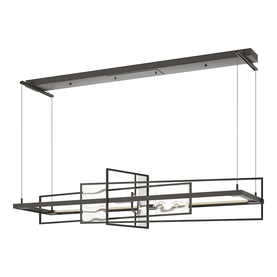 Four Seasons 54" Wide LED Abstract Linear Chandelier