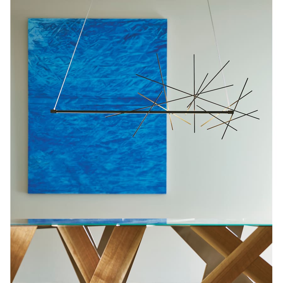 Cascade 51" Wide LED Linear Chandelier