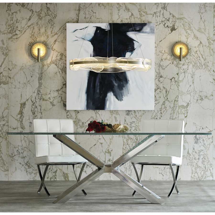 Solstice 36" Wide LED Ring Chandelier