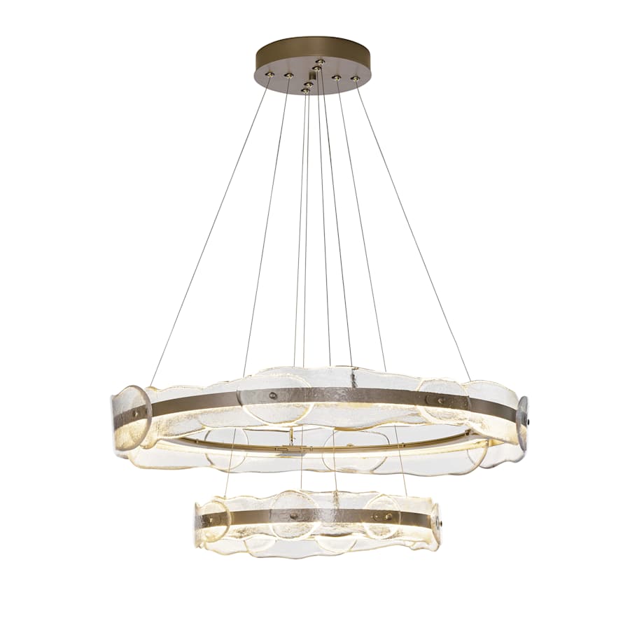 Solstice 37" Wide LED Ring Chandelier