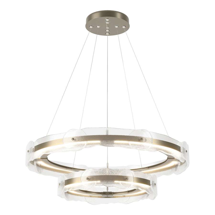Solstice 37" Wide LED Ring Chandelier