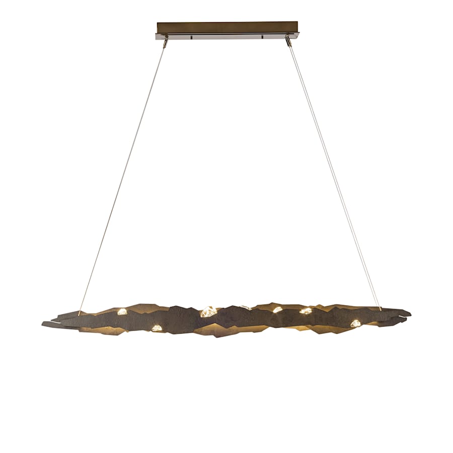 Trove 53" Wide LED Abstract Linear Chandelier