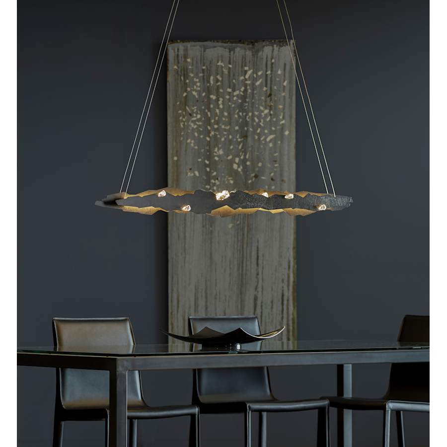 Trove 53" Wide LED Abstract Linear Chandelier