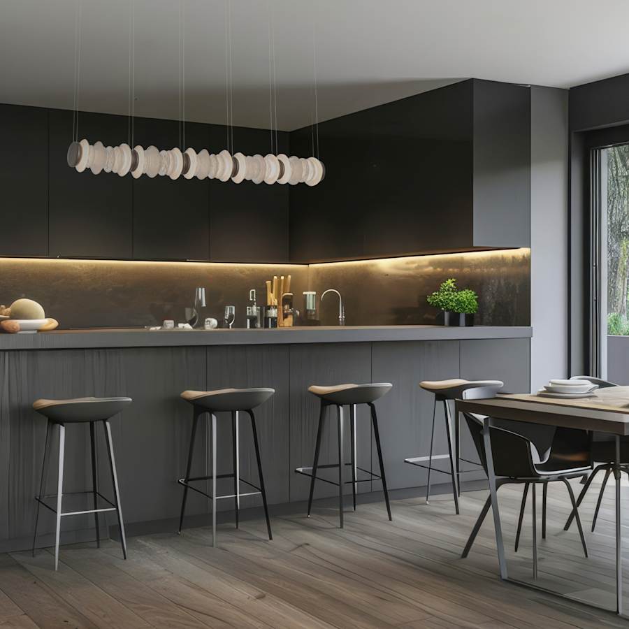 Cairn 57" Wide Linear Pendant