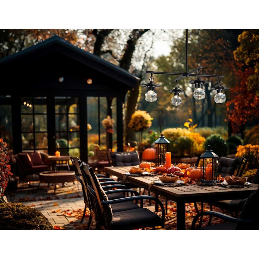 Mason 4 Light 34" Wide Outdoor Chandelier