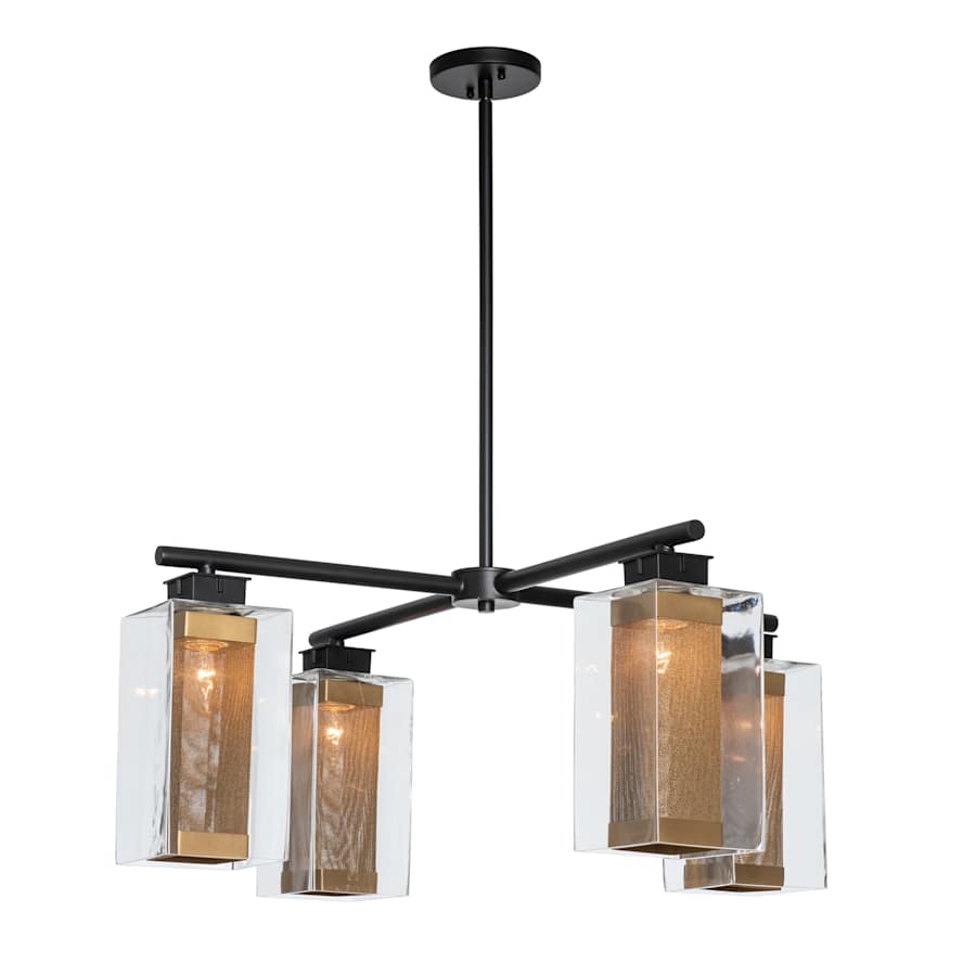 Polaris 4 Light 32" Wide Outdoor Chandelier
