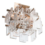 Fusion 5 Light 18" Wide Semi-Flush Ceiling Fixture