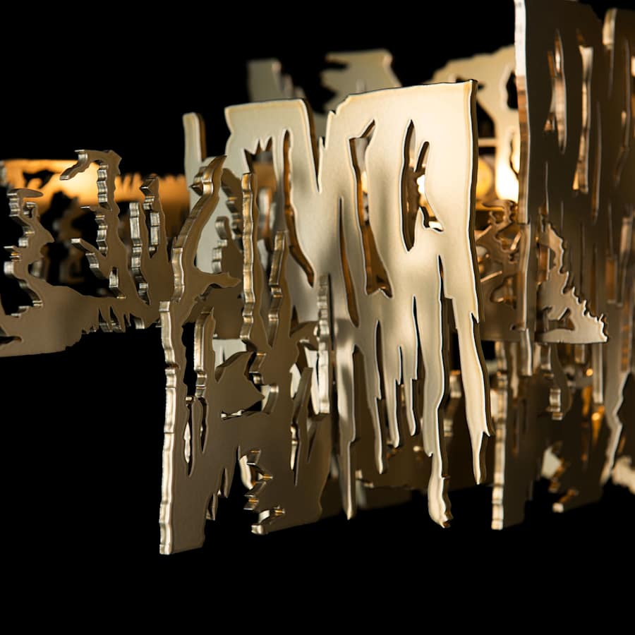 Brutus 6 Light 63" Wide Linear Pendant