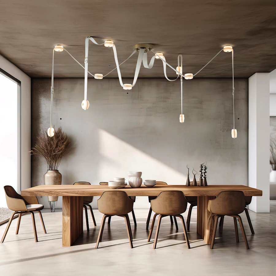 SNAPS 87" Wide Multi Light Pendant