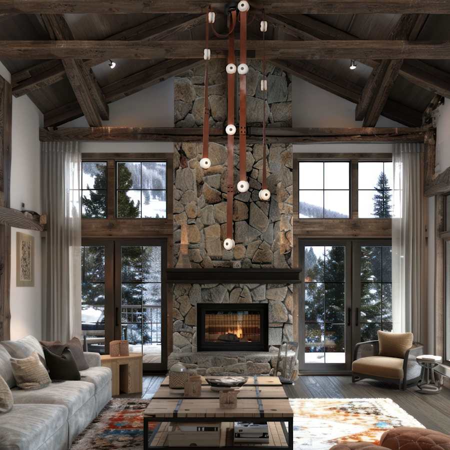 SNAPS 87" Wide Multi Light Pendant