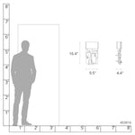 Fusion 28" Tall Wall Sconce