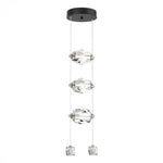 Gatsby Pendant, 3-Light, LED, Black, 9.2"W (139058-LED-STND-10-CR 5Z5XUP)