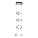 Gatsby Pendant, 3-Light, LED, Black, 9.2"W (139058-LED-STND-10-CR 5Z5XUP)