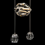 Chrysalis Pendant, 9-Light, Modern Brass, Black Crystal, 20.5"W (131140-SKT-LONG-86-BP0754 5YZUGK)