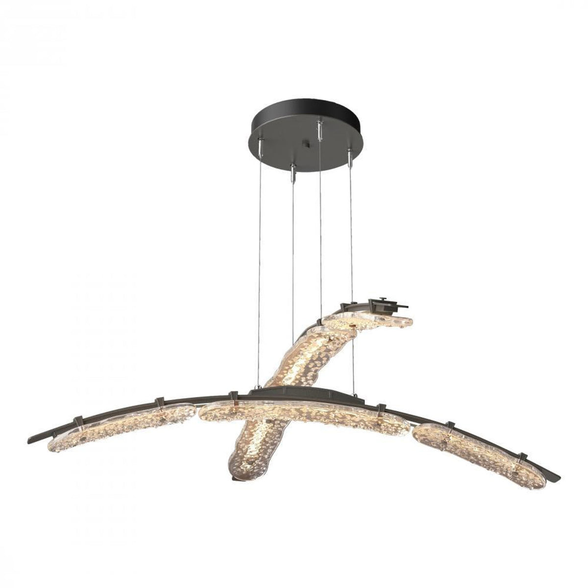 Glissade Large Pendant, LED, Ink, Clear, 43.5"W (137586-LED-STND-89-ZM0749 5Z3114)