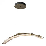 Glissade Large Pendant, LED, Bronze, Clear, 43.5"W (137586-LED-STND-05-ZM0749 5Z310V)