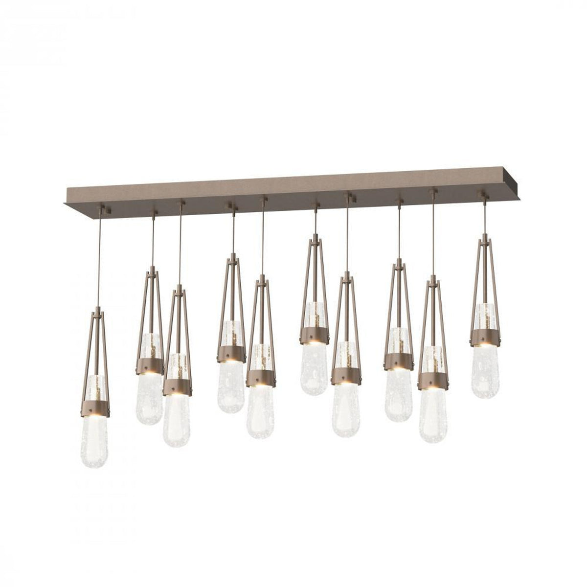 Riza Pendant, 10-Lights, Modern Brass, Opal, 46.7"W (131208-SKT-STND-86-GG0711 5YZXFP)