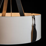 More Cowbell Pendant, 1-Light, LED, Black, Clear with Frost, 40.3"W (136570-LED-STND-10-WD-YE0560 5D6R26)