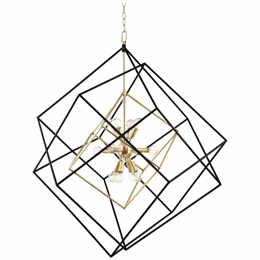 Roundout 12 Light 34" Wide Abstract Chandelier