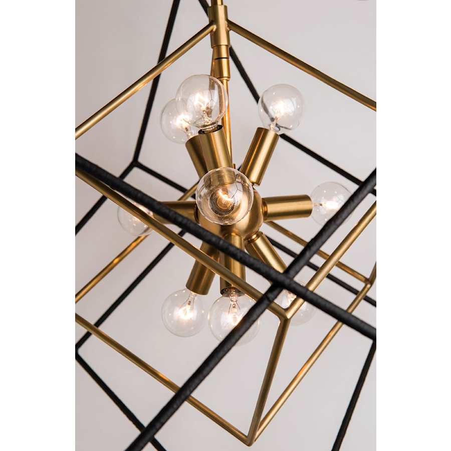 Roundout 12 Light 34" Wide Abstract Chandelier