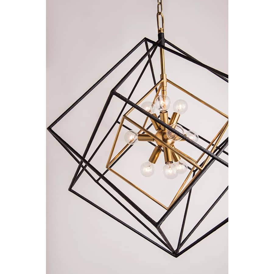 Roundout 12 Light 34" Wide Abstract Chandelier