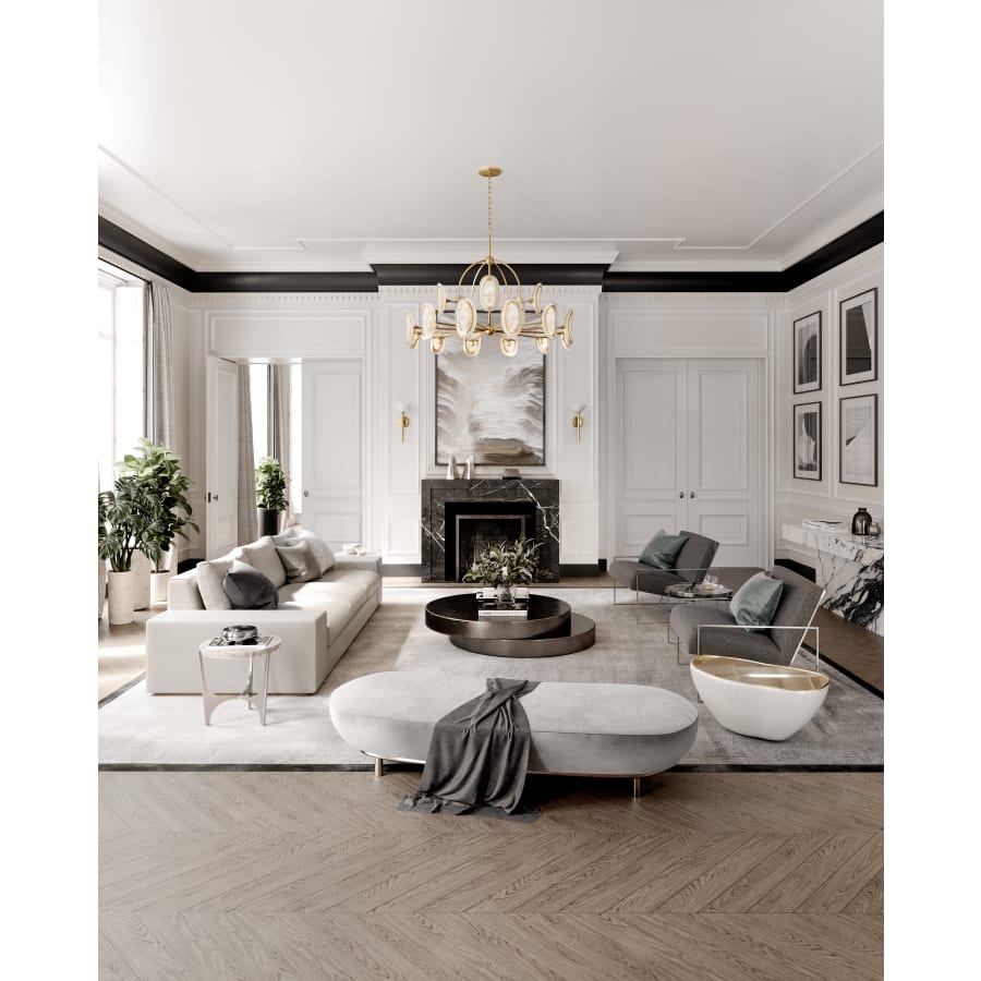 Danes 18 Light 50" Wide Chandelier