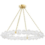 Lindley 40" Wide LED Ring Chandelier
