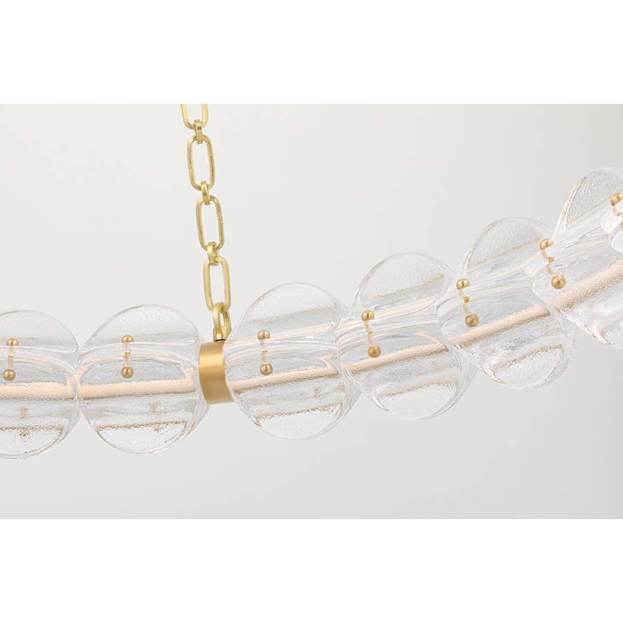 Lindley 40" Wide LED Ring Chandelier