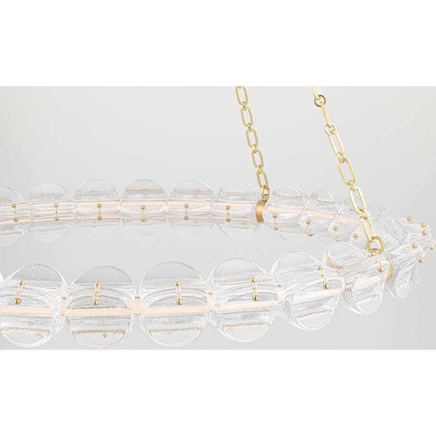 Lindley 40" Wide LED Ring Chandelier