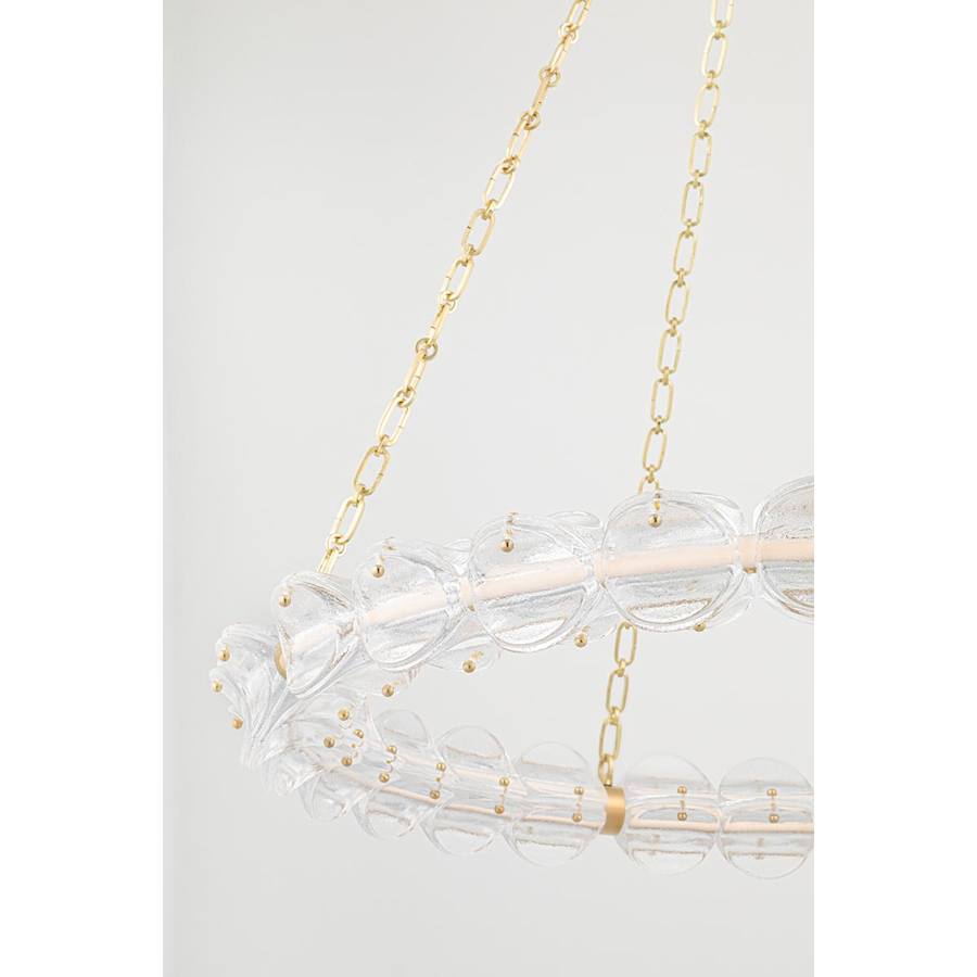 Lindley 40" Wide LED Ring Chandelier